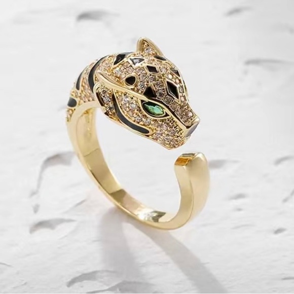 Leopard ring adjustable - Picture 3 of 8